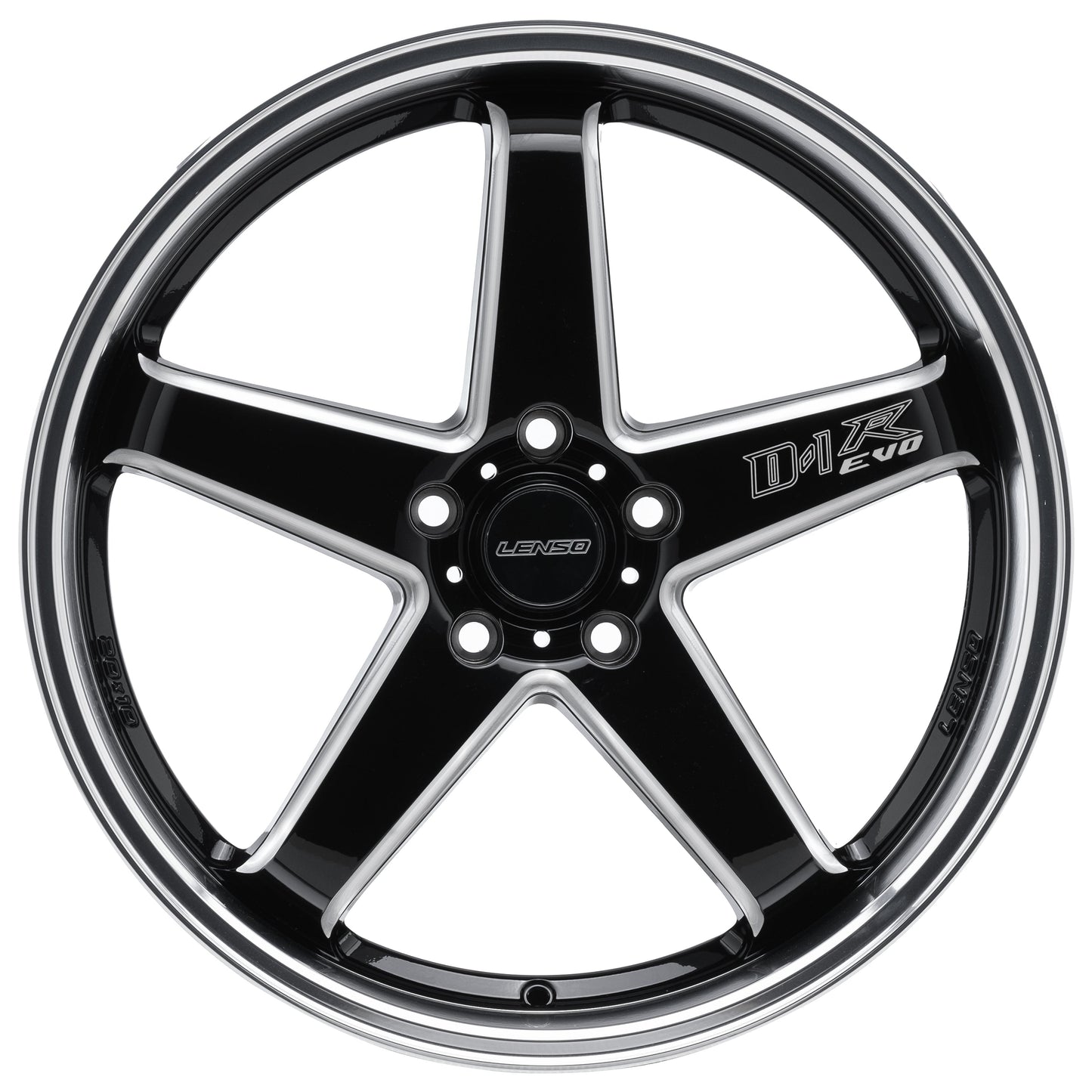 D1-R EVO / Gloss Black Silver Mirror Lip
