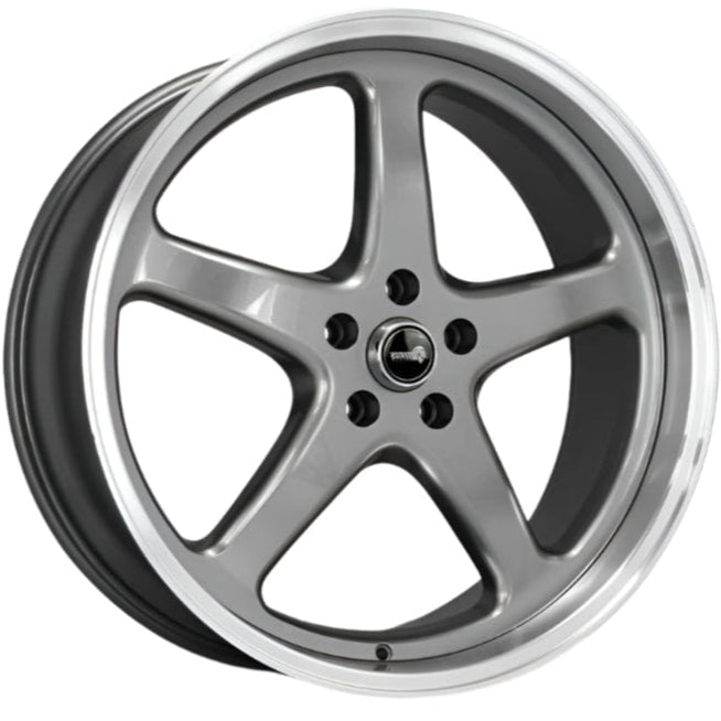 WS MAX 22" - Grey Machined Lip