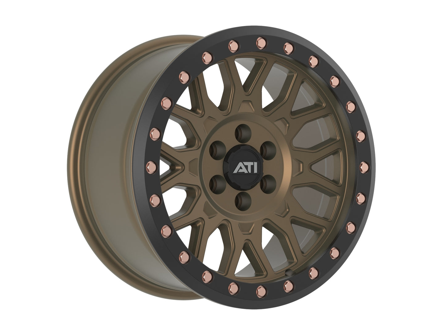 17X8.5 HYBRID BEADLOCK WHEEL - BRONZE (6X114.3)