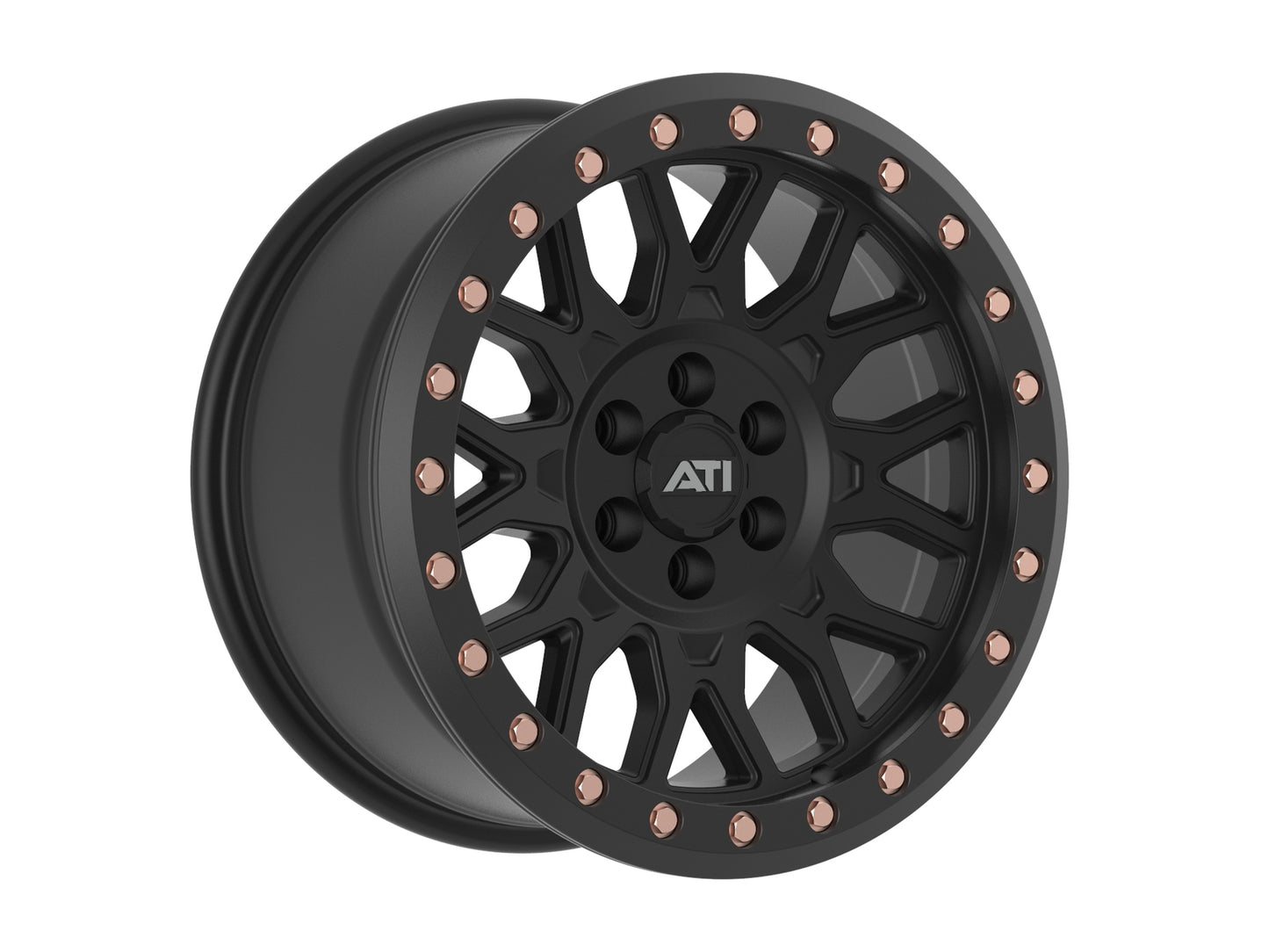 17X8.5 HYBRID BEADLOCK WHEEL - BLACK (6X114.3)