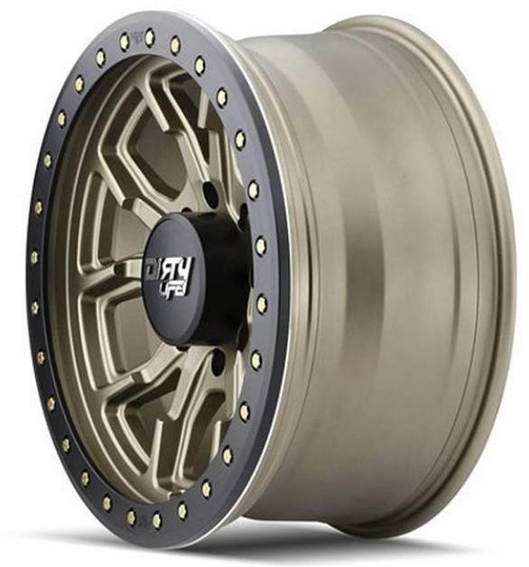 Dirty Life Wheels DT-1 DUAL-TE Satin Gold Black Lip