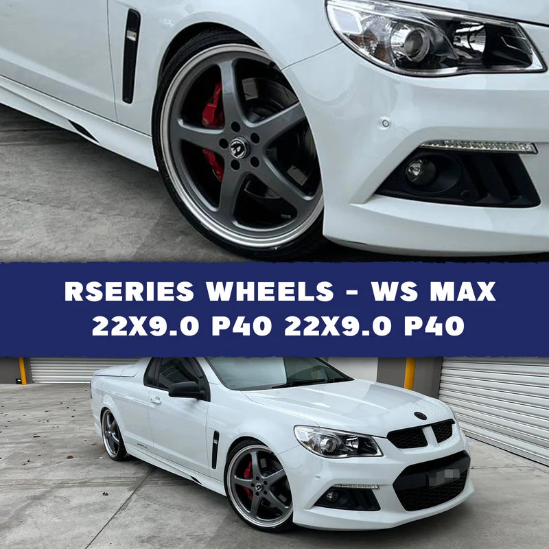 WS MAX 22" - Grey Machined Lip