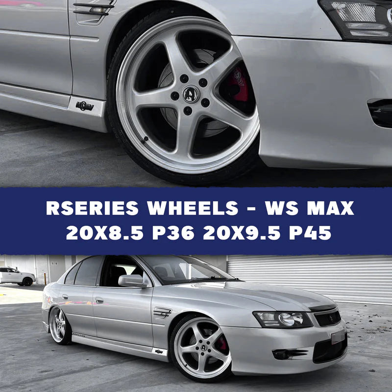 WS MAX 20" - Grey Machined Lip