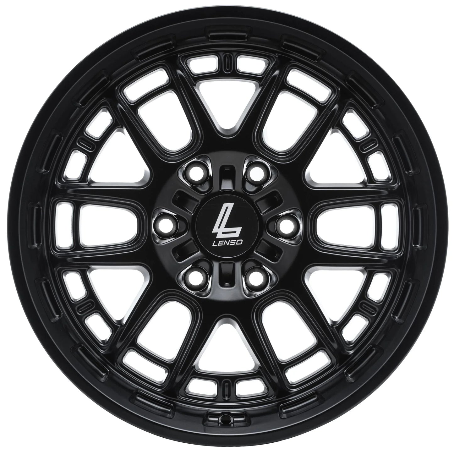 Lenso Hurricane Wheel Satin Black