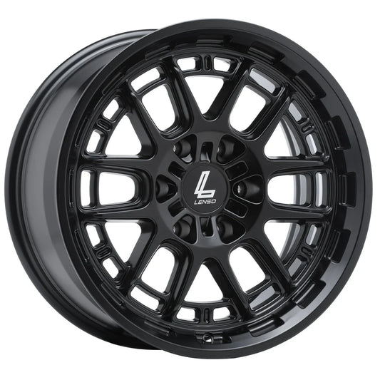 Lenso Hurricane Wheel Satin Black