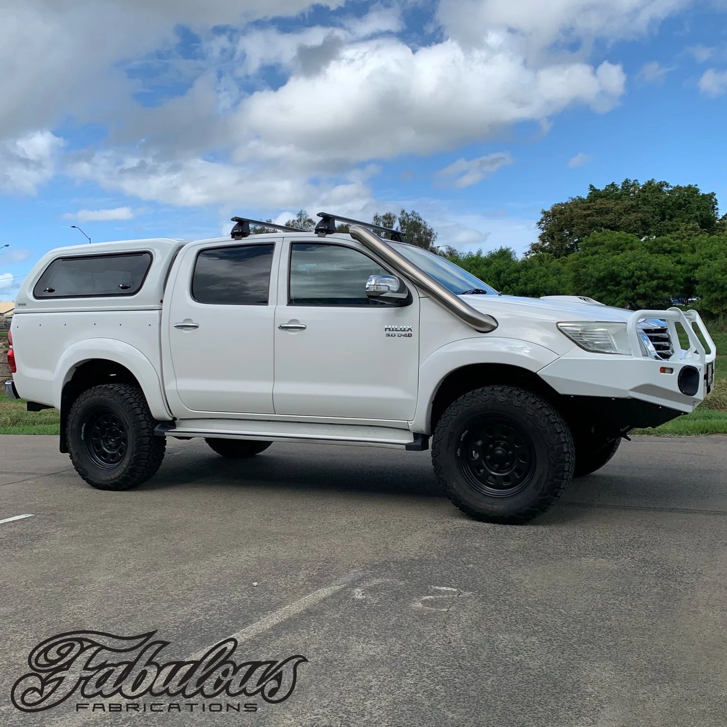 Stainless Snorkel to suit Toyota Hilux N70 (Short & Long Entry Available)