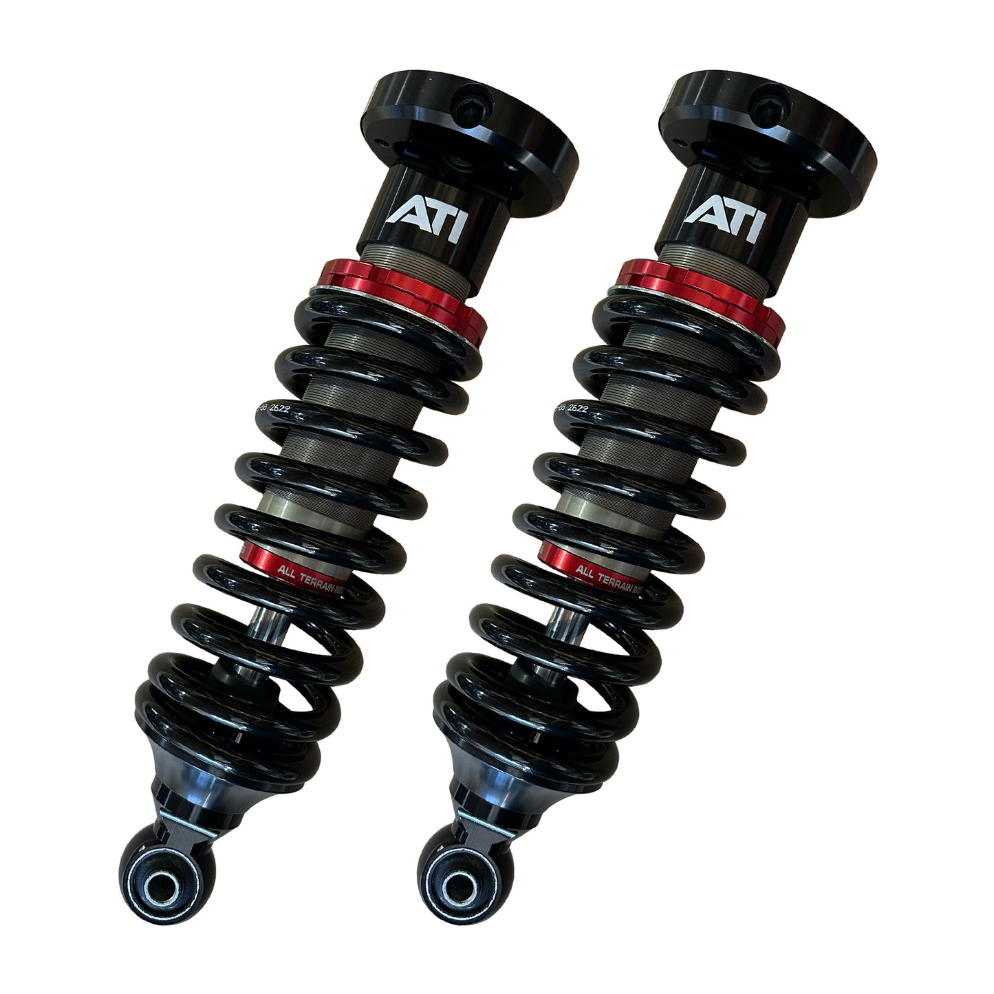 ATI 2.5 PERFORMANCE SERIES 2-4" ADJUSTABLE FRONT STRUTS - NISSAN NAVARA D40 D23 NP300 PATHFINDER R51 2005-CURRENT [SPRING RATE: STANDARD]