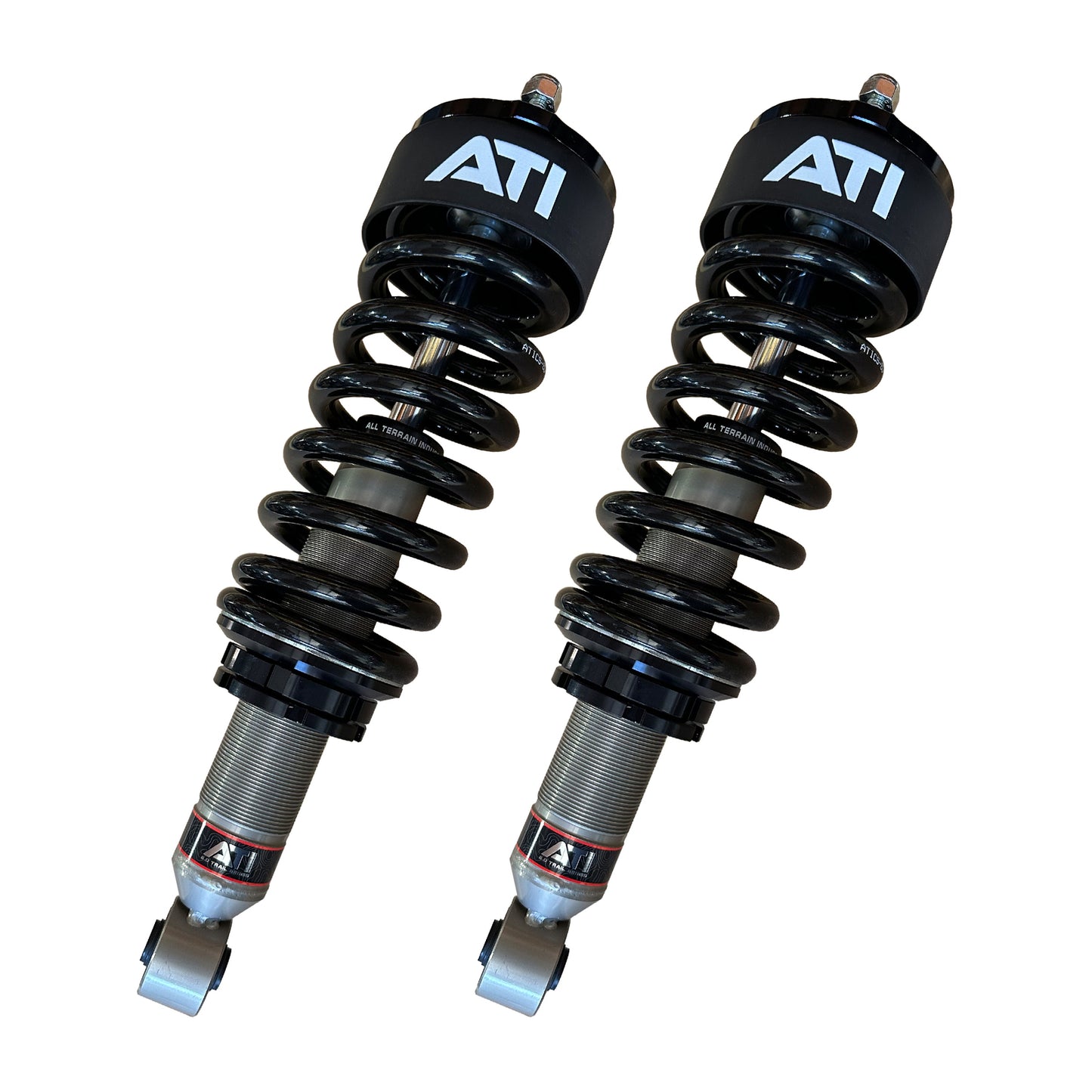 ATI 2.0 TRAIL SERIES 2-4" ADJUSTABLE FRONT STRUTS - NISSAN NAVARA D40 D23 NP300 PATHFINDER R51 2005-CURRENT [SPRING RATE: STANDARD]