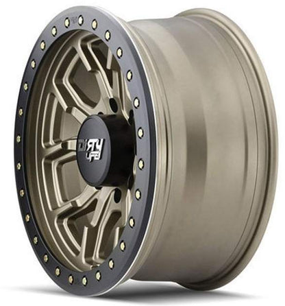 Dirty Life Wheels DT-1 DUAL-TE Satin Gold Black Lip