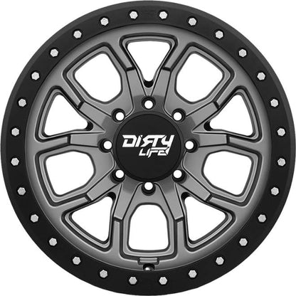 Dirty Life Wheels DT-1 DUAL-TE Satin Graphite Black Lip