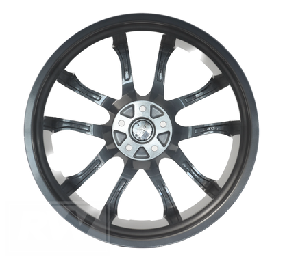 LS3 E-Series Pentagon 22 inch Millennium Grey Machined REPLICA Wheels