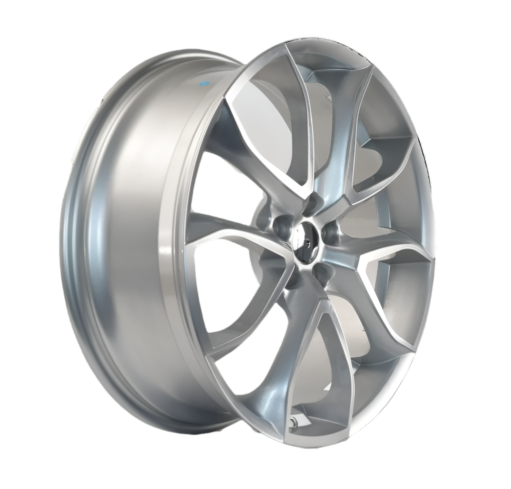 LS3 E-Series Pentagon 22 inch Silver Machined REPLICA Wheels